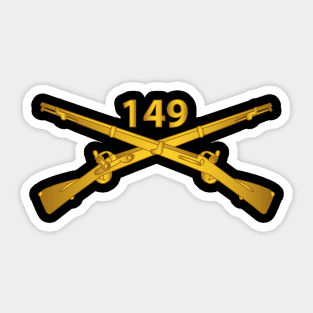 149th Infantry Regiment - Branch wo Txt X 300 Sticker